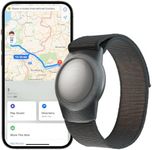 GPS Tracker for Kids, Teens, Special Needs, and Elderly - Real-Time Mini Locator with No Monthly Fee - Hidden Tracking Device for iOS - Works with Apple Find My, Waterproof, Long Battery Life