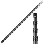 Carbon Fiber Pool Pole 12FT(3.65m), Premium Adjustable Telescopic Pole Swimming Pool Cleaning Pole, Ultralight, Sturdy Pool Skimmer Pole for Removes Leaves, Debris from Pools, Ponds and Fountains