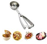 Cuisinox ICE-53 Spring Action Ice Cream Scoop, Stainless Steel