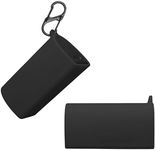 kwmobile Case Compatible with Sony Pulse Explore Case - Silicone Cover Holder for Earbuds - Black