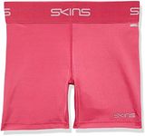 SKINS Women s DNAmic Force 1/2 Tights Shorts, Pink, X-Small US