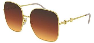 Gucci GG0879S Gold/Brown Gold Shaded 61/18/140 women Sunglasses