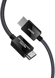 Anker 8K@60Hz HDMI Cables, Ultra High Speed 4K@120Hz 48Gbps 6.6 ft Ultra HD HDMI to HDMI Cord, Support Dynamic HDR, eARC, Dolby Atmos, Compatible with PlayStation 5, Xbox Series X, Samsung TVs