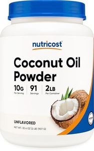 Nutricost Coconut Oil Powder 2 LBS (90 Servings) - Non-GMO And Gluten-Free - Premium Quality