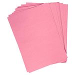 SNOW CRAFTS A3 Coloured Paper (20 Sheets)130-210 GSM for Art and Craft 16.5 inches x 11.7 inches x 0.1 inch (Light Pink)