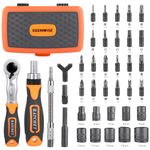 KeenWise 38-in-1 Ratcheting Screwdriver Set: Versatile Magnetic Tools for Mechanics and DIY Enthusiasts