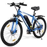 COLORWAY Electric Bike for Adults, 26" Mountain Bike, Electric Bicycle Commute E-bike with 36V 15Ah Removable Battery, LCD Display, Dual Disk Brake,Range up to 45-100km.