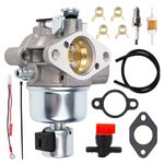 BlueStars L110 CV15S Carburetor Kit - For John Deere L110 LT160 LT155 Lawn Mower with 15hp 17.5hp Kohler CV15 CV460 SV600 CV16S SV540 SV530 SV590 Husqvarna YTH21K46 YTH20K46 LTH130 YTA1842 YTH20F42T