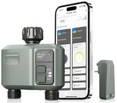 XPR3SS HCT-636 Smart WiFi 2-Zone Water Timer | 500m(1640ft) Long-Range Support Between Gateway & Timer | Automatic Drip Irrigation | APP Control, Alexa, Google Voice | Sprinkler Controller, Rain Delay