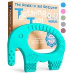 BABY ELEFUN Teething Toys for Baby - Cute, Effective & Easy to Hold BPA Free Silicone Teethers with Gift Package - Elephant Teether Toy Best for Babies 3 6 12 Months, Boy, Girl, Infant - Shower Gifts