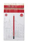 12PA 36 HB Pencils for Children | Pencils for School | Kids Writing Pencils | Hexagonal | Wood Cased | Everyday Office use (Black Lead, 36)