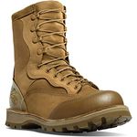 Danner USMC RAT 8" MOJAVE (15670X) Plain Toe Vibram Sole | Made in USA Duty Boots Military Combat, Brown, 10 W