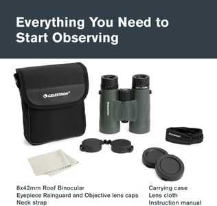 Celestron Nature DX 8x42 Binoculars – Waterproof, Fogproof Optics