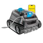 CNX 40 IQ Zodiac Electric Pool Robot for Pools 12 x 6 m Cleans Bottom/Walls/Water Line Remote Control + Lift System on App 18 m Cable Double Level Filtration + Trolley