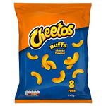 Cheetos Cheese Puffs 8 Pack Snacks 8 x 13g - Pack of 2