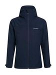 Berghaus Women's Fellmaster Gemini 3in1 Waterproof Jacket, Durable, Breathable Rain Coat, Dusk, 8