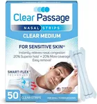 Clear Passage Nasal Strips Medium, 