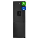 CHiQ FBM228NE4DEU, Fridge Freezer 70/30, 231L, Frost Free, Water Dispenser, 12-Year Free Warranty on The Compressor, 54cm Wide 170cm Tall, Black, 2023 New