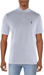 POLO RALPH LAUREN- Classic Fit Mesh Polo White Size Medium