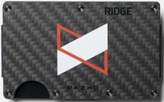 Ridge Wallets - Slim Minimalist Front Pocket Wallet for Men, RFID Card Holder, Carbon Fiber 3k, Hex Ridge