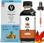 Dolce Flav Maple Extract - 2 Ounce Water-Soluble Multipurpose Flavoring Ideal for Baked Goods, Beverages, Coffee, Desserts & Ice Cream - Maple Essence Perfect for Weight Management