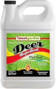 I Must Garden Deer Repellent Concentrate – 1 Gallon: Mint Scent Deer Spray for Plants – Natural Ingredients - Makes 10 Gallons, Covers 40,000 sq. ft.