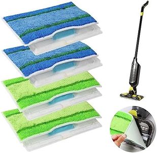 Flammi Reusable Mop Pad Heavy-Duty Compatible with Shark Vacmop VM252 VM250 VM200, Vacuum Mop Pad Refills (4 Sets) (4 Pack)