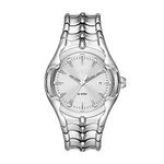 Diesel Stainless Steel Analog Silver Dial Men Watch-Dz2185, Silver Band