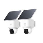 eufy Security SoloCam E30, 2 Pack, Security Cameras Wireless Outdoor, Solar Camera Outdoor Wireless, 360° Pan, AI Tracking, 2K Clarity, No Monthly Fee