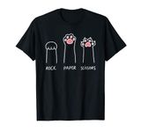 rock paper scissors cat paws T-Shirt