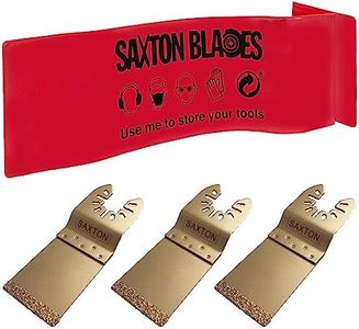 3X Saxton 35mm Carbide End Cut Blades Dewalt Wolf Stanley Worx Oscillating Multitools