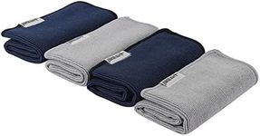 MHW-3BOMBER Barista Towels for Espresso 4Pack, 11" Microfiber Barista Cloth Espresso Cleaning Towel for Coffee Bar - Coffee Cleaning Accessories fit Espresso Machine|Steam Wand|Countertop CT5322