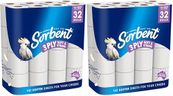Sorbent 3PLY Silky White Toilet Paper - 64 Pack