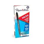 Paper Mate® InkJoy® 100RT Retractable Ballpoint Pens, Medium Point, Black, Box of 12