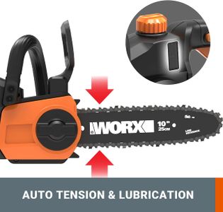 WORX Cordless Chainsaw 25cm – Lightweight Battery Powered Saw