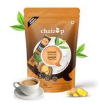 Chaizup Instant Premix Ginger Tea 1kg Chai, Ready to Drink Ginger Flavour Tea, 1000gm, Masala Tea Premix Powder, Premix Tea Powder, 70 Serves, Best For Vending Machine