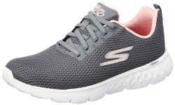 Skechers Womens Go Run 400 Charcoal/Pink Running Shoe - 5 UK (8 US) (896165ID-CCPK)