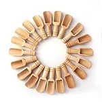 30PCS Mini wooden spoon Set For Mini bath salt, candy , washing powder Baby Spoon（3 inches long）by sansheng