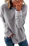 Dokotoo Womens Casual Long Sleeve C