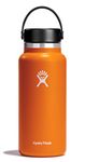 HYDRO FLASK - Water Bottle 946 ml (32 oz) - Vacuum Insulated Stainless Steel Water Bottle Flask with Leak Proof Flex Cap with Strap - BPA-Free - Wide Mouth - Mesa