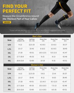 CAMBIVO Compression Socks, 2 Pairs – Supportive Athletic Stockings