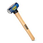 Estwing Sledge Hammer with Lightweight Hickory Wood Handle| Ideal for heavy demolition work, bending metals etc.| Tough Drop Forged Head| Handle Length: 400 mm| Head Weight: 1.1 Kg| ESH-216W