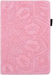 TIPOYOROO iPad Mini 6 Case 2021, iPad Mini 6th Generation 8.3 inch PU Leather Cover Multi-Angle Viewing Folio Smart Case with Auto Sleep/Wake for Apple iPad Mini 6 - Pink