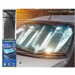 Goodyear Universal Windscreen Folding Foil Sun Shade Car Van Windshield Window