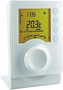 Delta dore 6053007 Termostato Programable Radio Calefacción, Blanco