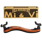 Classic Viola Shoulder Rest for 15”-17” Viola (Full Size) with Adjustable Height | Collapsible | Real Maple Wood | Excellent Support Grip - By MIVI Music