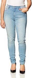 Celebrity Pink Jeans Women's Infinite Stretch Mid Rise Skinny Jean, Outsiders Wash, 1