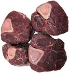 Bison center cut shank USDA inspected (4 osso buco per bag) (1 bags of 4) - TenderBison