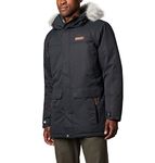 Columbia Men's South Canyon Long Down Parka, Waterproof & Breathable, Black, X-Large