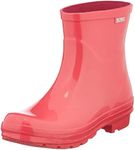 Skechers Women's Rain Check Neon Puddles Boot, Hot Pink Rubber, 7 US Narrow